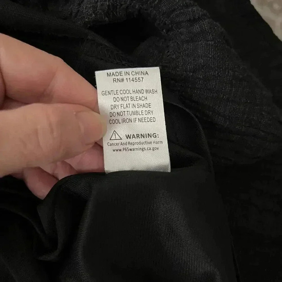 THML Women Small Dress Black Cotton Rayon‎ Embroidery Flutter Aztec Western SW - Picture 10 of 13